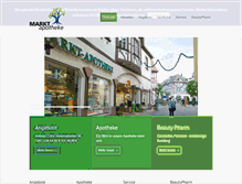 Tablet Screenshot of marktapotheke-alzey.de